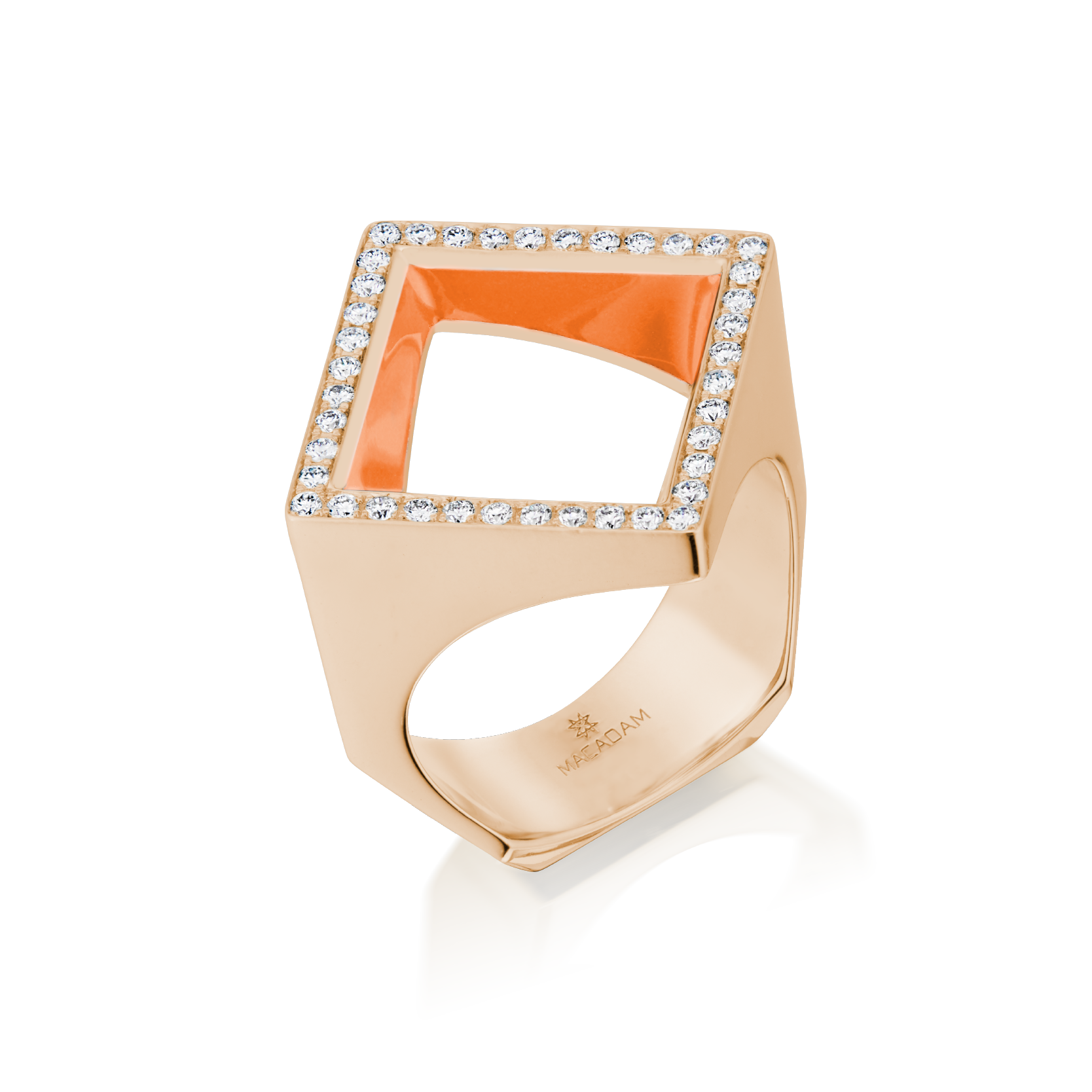 QUADRA Open Enamel Ring